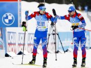 Россия завоевала первую медаль на чемпионате мира по биатлону